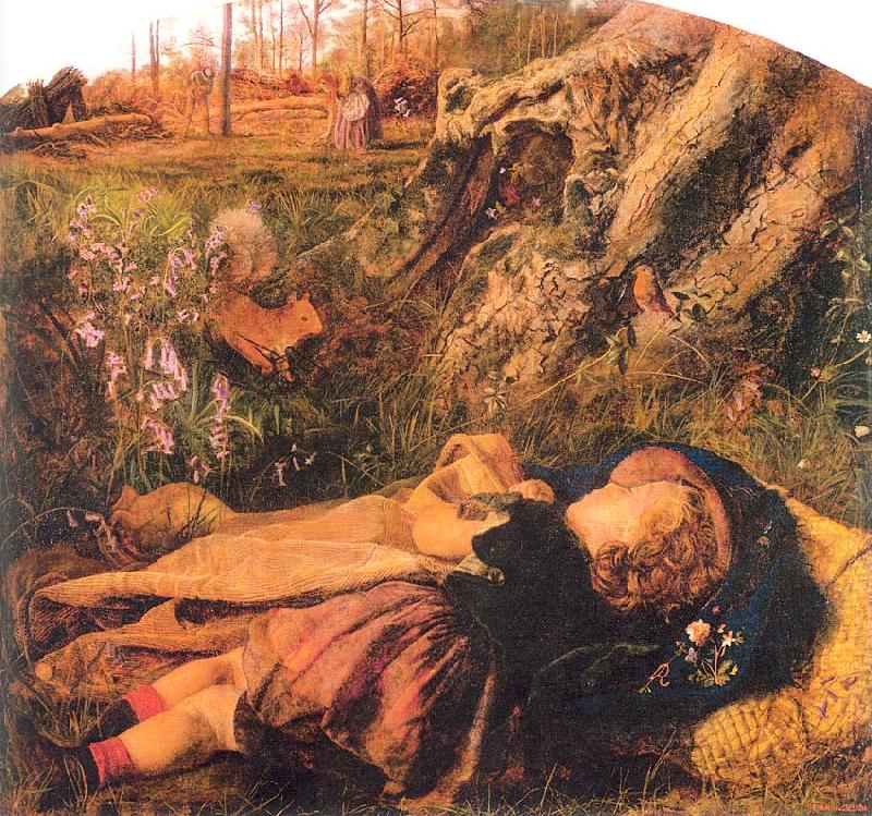 Arthur Devis The Woodman's Child oil painting image